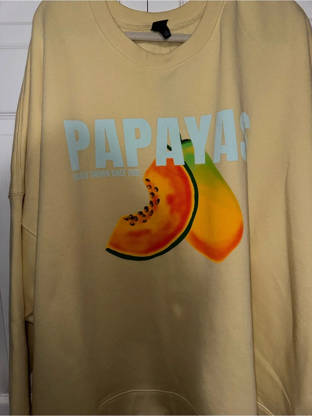 wild fable Cream Graphic Papayas Crewneck Sweatshirt - Picture 2 of 7